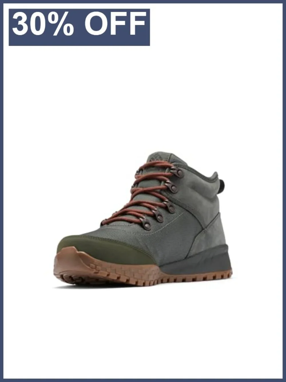 Columbia Fairbanks Mid Hiking Boots Leather Waterproof Omni-Tech
